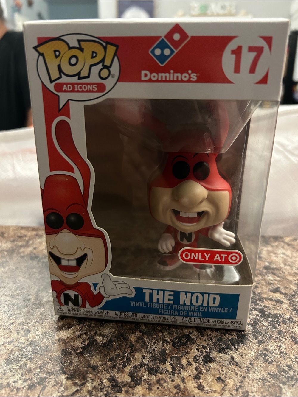 pop The Noid Red and White Vinyl Figure Target exclusive #17